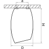 Светильник накладной LIGHTSTAR Ballo 214466